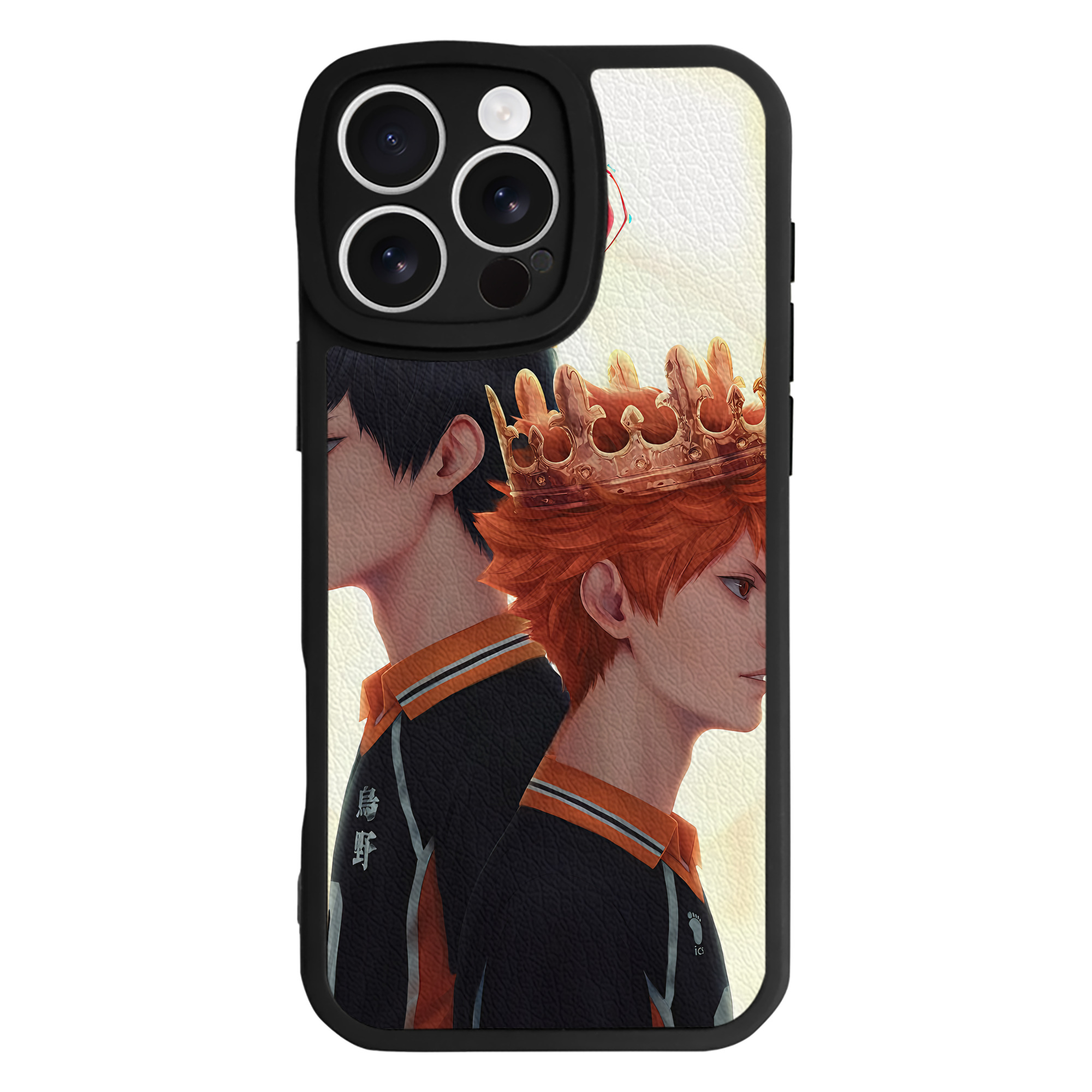 （画像用） ハイキュー!! Haikyu!! 【iPhone 16シリーズ対応】シリコンスマホケース（レザー調） 材質：シリコン